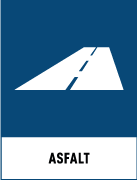 Återvinningsskyltar - Källsorteringsskyltar - Returskyltar - Byggavfall - Asfalt