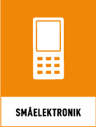 Återvinningsskyltar - Källsorteringsskyltar - Returskyltar - Elektronikavfall - Småelektronik