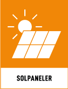 Återvinningsskyltar - Källsorteringsskyltar - Returskyltar - Elektronikavfall - Solpaneler