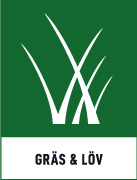 Återvinningsskyltar - Källsorteringsskyltar - Returskyltar - Trädgårdsavfall - Gräs och löv