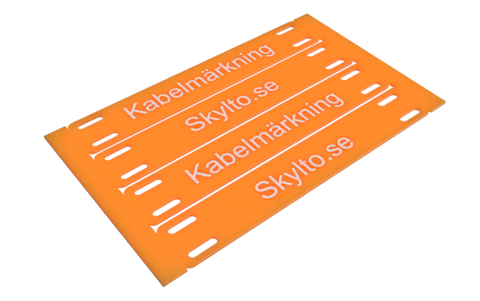 Billiga aluminiumskyltar