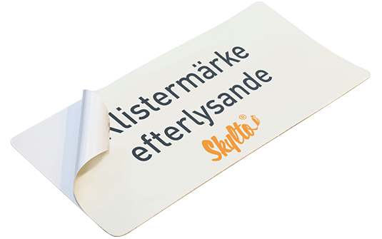 Efterlysande, självlysande, fluorescerande klistermärken, dekaler och stickers.