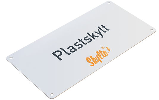 Billiga plastskyltar