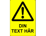 Byggskyltar - Köp eller beställ med egen text.