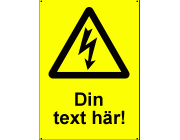 Byggskyltar - Köp eller beställ med egen text.