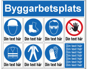 Byggskyltar - Köp eller beställ med egen text.