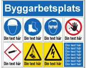 Byggskyltar - Köp eller beställ med egen text.